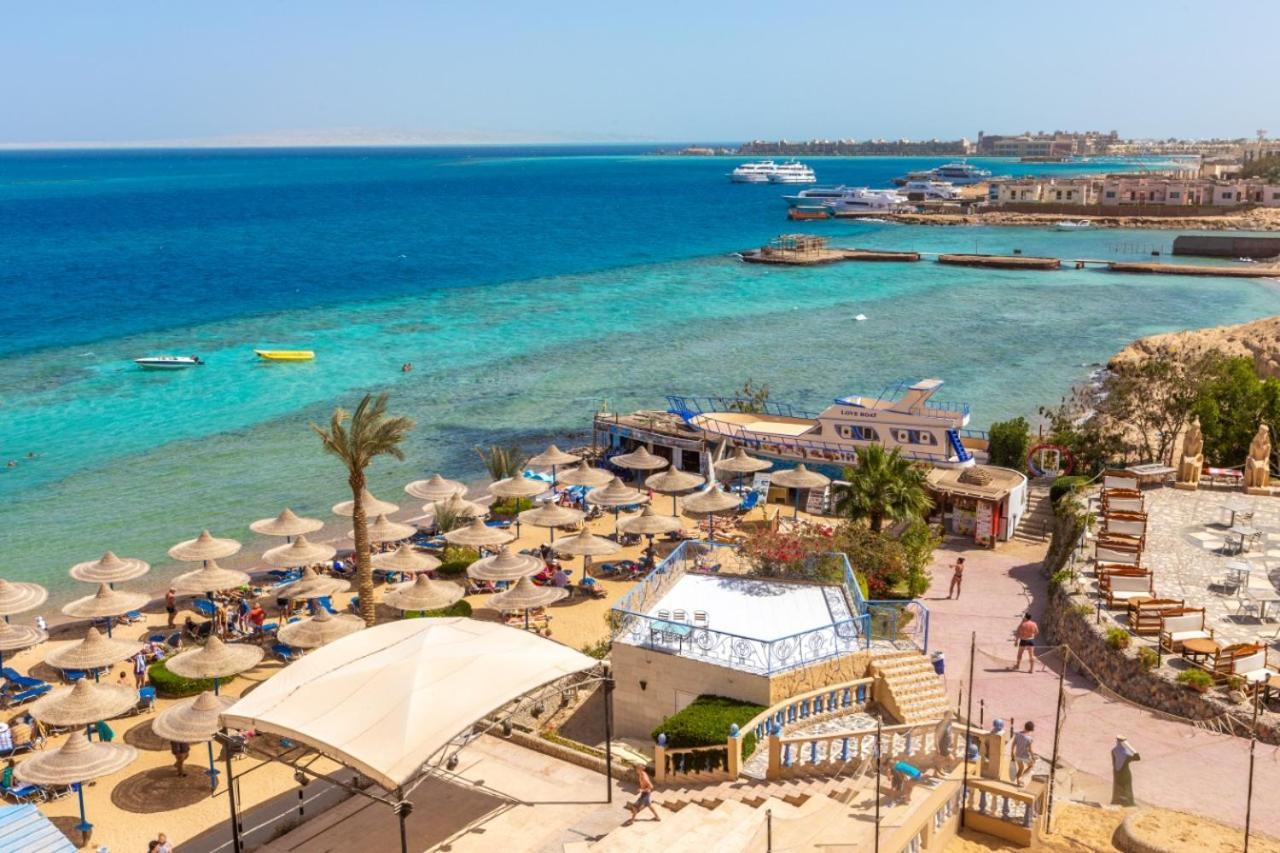 King Tut Aqua Park Beach Resort Hurghada Exterior foto