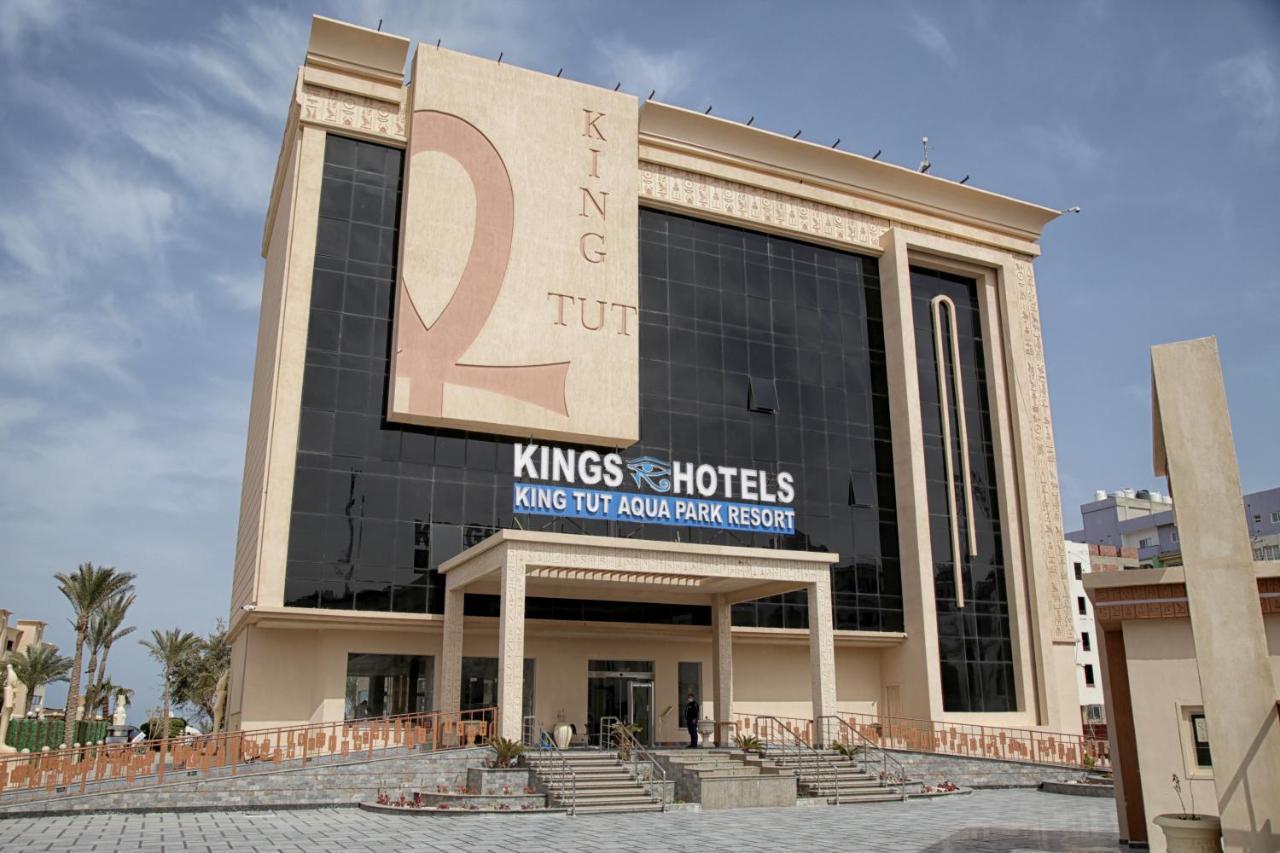 King Tut Aqua Park Beach Resort Hurghada Exterior foto