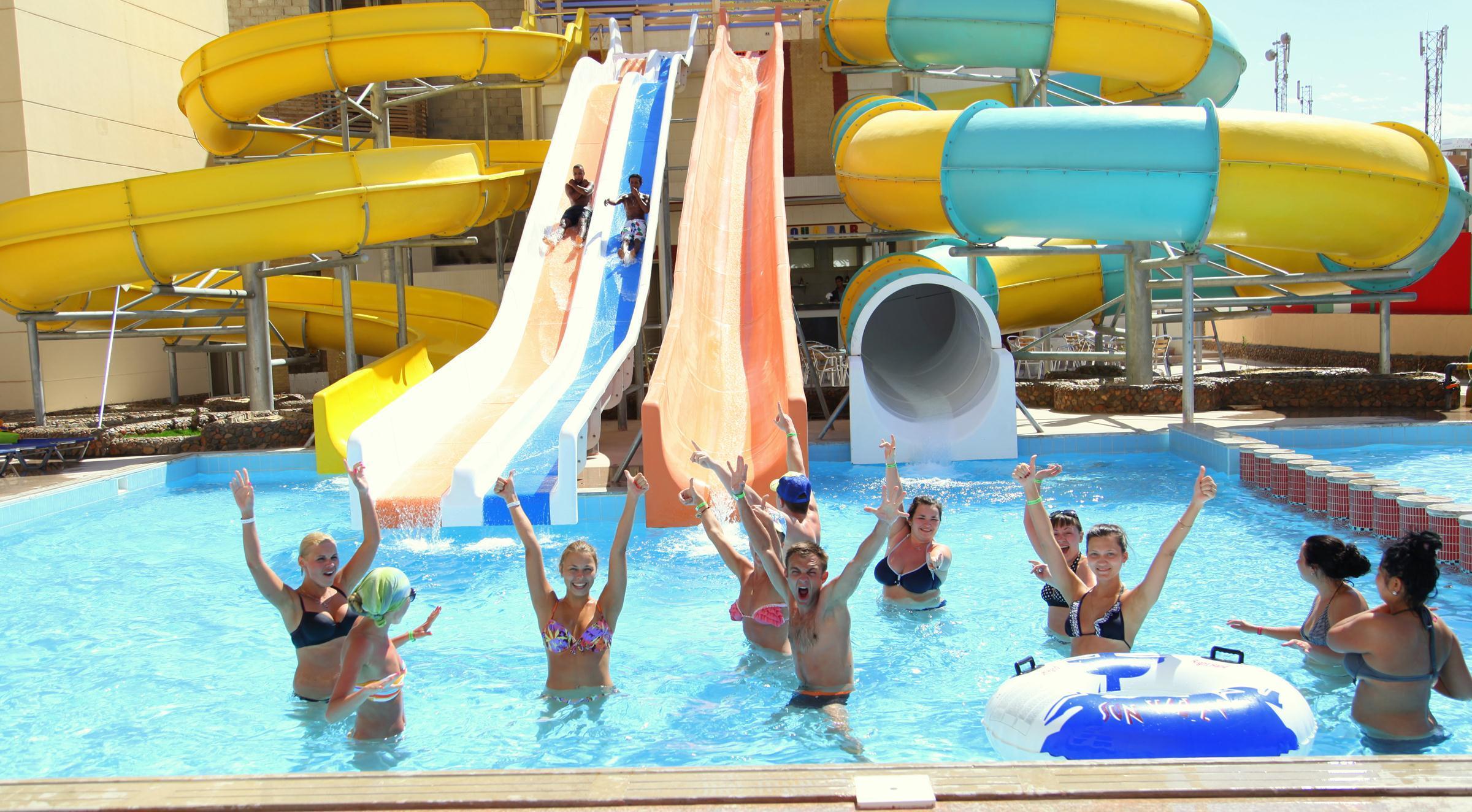 King Tut Aqua Park Beach Resort Hurghada Exterior foto